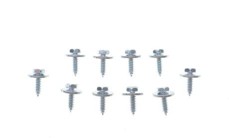 Гвинт саморізний (кріплення деталей кузова) BMW (4.8x15) (к-кт 10шт) (оцинкований) - Fischer Automotive One (FA1) 10-70001.10