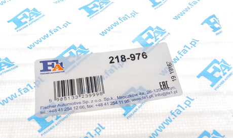 Фото 3 - Прокладка вихлопної системи Fischer Automotive One (FA1) 218-976 (218976)