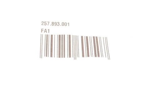 Фото 2 - Автозапчасть Fischer Automotive One (FA1) 257.893.001 (257893001)