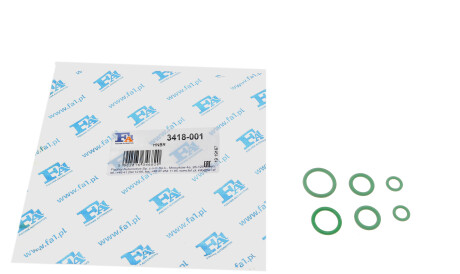 Прокладка компрессора кондиционера уплотнительная Renault Clio III/IV 05-/Dokker 12- (К-кт) - Fischer Automotive One (FA1) 3418-001