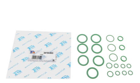 Прокладка компрессора кондиционера уплотнительная Renault Kangoo 1.9 dCi 97- (К-кт) - Fischer Automotive One (FA1) 3418-003