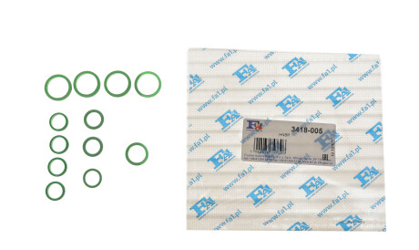 Прокладка компрессора кондиционера уплотнительная Renault Megane II 02-09/Espace IV 06- (К-кт) - Fischer Automotive One (FA1) 3418-005