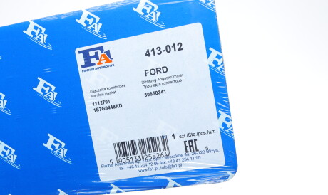 Фото 2 - Прокладка выпускного коллектора Fischer Automotive One (FA1) 413-012 (413012)