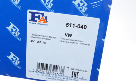 Фото 2 - Прокладка впускного колектора Fischer Automotive One (FA1) 511-040 (511040)