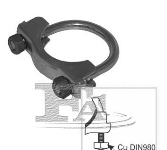 Соединительные элементы, система выпуска - Fischer Automotive One (FA1) 921-958