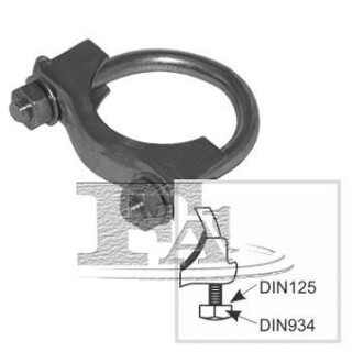 Соединительные элементы, система выпуска - Fischer Automotive One (FA1) 922-948