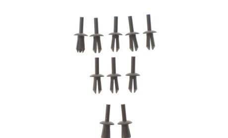 Кліпса кріплення (к-кт 10 шт) Audi/BMW/MB/VW (незаводська упаковка) - Fischer Automotive One (FA1) DSC_11-20002.10