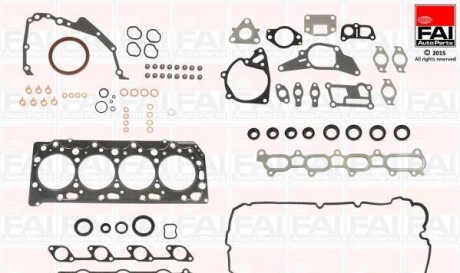 Комплект прокладок, двигатель - Fischer Automotive One (FA1) FS2101
