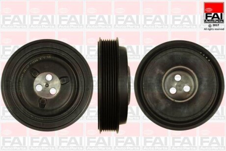 Ременный шкив - (6C1Q6B319EA, 1379766, BK3Q6B319CB) Fischer Automotive One (FA1) FVD1010