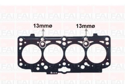 Прокладка, головка цилиндра - (038103383AL) Fischer Automotive One (FA1) HG1011