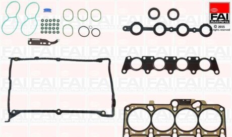 Комплект прокладок, головка цилиндра - (06A198012A, 06A198012AKIT) Fischer Automotive One (FA1) HS1010