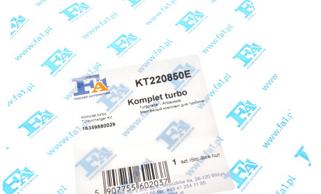 Фото 6 - Ремкомплект турбины Fischer Automotive One (FA1) KT220850E
