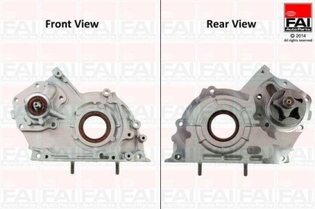 Масляний насос Opel Astra/Corsa/Combo 1.7Cdti - (8980603852, 0646061, 0646078) Fischer Automotive One (FA1) OP274