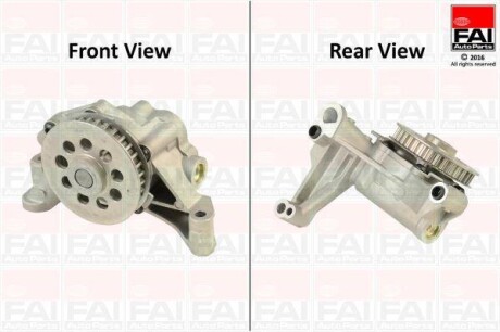 Масляна помпа VAG A1/A3/Fabia/Octavia/Rapid/Caddy III/Crafter/Golf VI/T-5 1.6Tdi/2.0Tdi - (03L115105B, 3L115105B) Fischer Automotive One (FA1) OP329