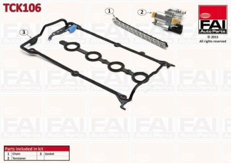 Цепь привода распредвала - Fischer Automotive One (FA1) TCK106