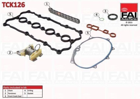 Комплект цели привода распредвала - Fischer Automotive One (FA1) TCK126