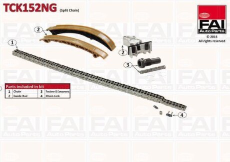 Комплект цели привода распредвала - (11311403081) Fischer Automotive One (FA1) TCK152NG