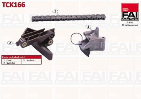 Цепь привода распредвала - (11311432177) Fischer Automotive One (FA1) TCK166