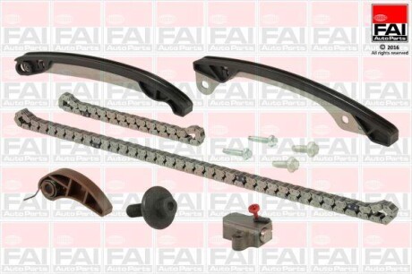 Комплект цепи привода распредвала - (130289U50A, 130281KT0A, 130281HC0A) Fischer Automotive One (FA1) TCK249WONG