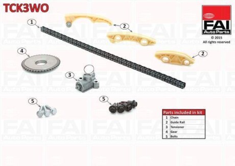 Комплект цели привода распредвала - Fischer Automotive One (FA1) TCK3WO