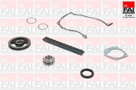 Комплект цели привода распредвала - (6U0198026, 047198026S1, 047198026) Fischer Automotive One (FA1) TCK64