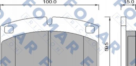 Тормозные колодки - FOMAR FO426981