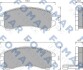 Комплект гальмівних накладок, дискове гальмо - (4106058A85, 4106058A86, 4106067A85) FOMAR FO 443681 (фото 1)