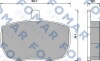 Комплект гальмівних накладок, дискове гальмо - (1571570, 1571571, 1571572) FOMAR FO 543081 (фото 1)