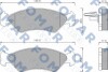 Комплект гальмівних накладок, дискове гальмо - ((1013843, 1010502, 1030601, 1042687, 1064762)) FOMAR FO 633481 (фото 1)