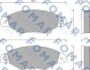 Комплект гальмівних накладок, дискове гальмо - (4106000QAG, 4106000QAF, 425169) FOMAR FO 673281 (фото 1)