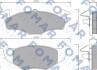 Комплект гальмівних накладок, дискове гальмо - (140698151B, 1H0698151B, 1H0615105E) FOMAR FO 682581 (фото 1)