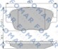 Комплект гальмівних накладок, дискове гальмо - (6Q0698151A, SK6Q0698151A) FOMAR FO 908081 (фото 1)
