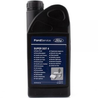 Жидкость тормозная Super DOT 4, 1л - FORD 1776311