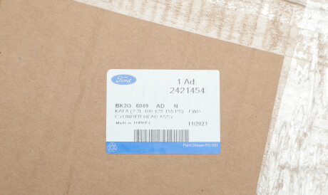 Фото 2 - Головка блоку циліндрів (ГБЦ) FORD BK2Q6049AD