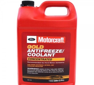Антифриз Motorcraft Gold Concentrated Antifreeze/Coolant жовтий VC-7-B 3.78л - FORD VC7B (фото 1)