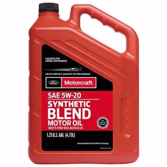 Моторна олива Motorcraft Premium Synthetic Blend 5W-20, 4,73 л (XO5W205Q3SP) - FORD XO5W204QSP