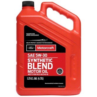 Моторное масло Motorcraft Premium Synthetic Blend 5W-30, 4,73 л (XO5W305QSP) - FORD Xo5w305q3sp (фото 1)