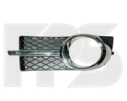 Решетка в бамп. пра. +отв. (кпл. с хром. накладкой) - FPS 1708 998