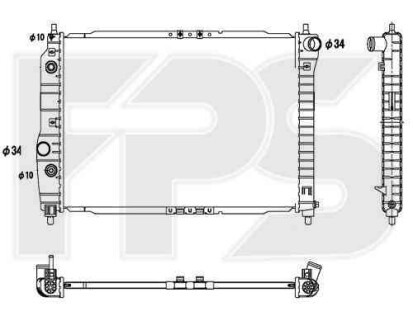 Радиатор - FPS 17 A698