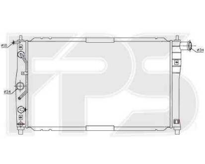 Радиатор - FPS 22 A684