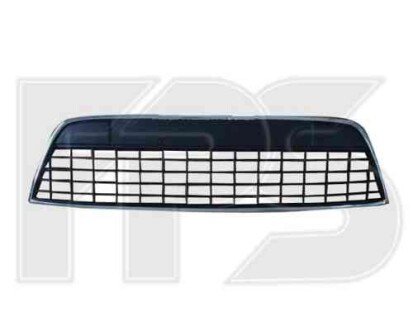 Решетка в бамп. средн. черн. +хром. молдинг - FPS 2808 993