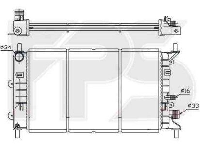 Радиатор - FPS 28 A157
