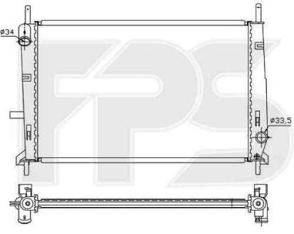 Радиатор - FPS 28 A162