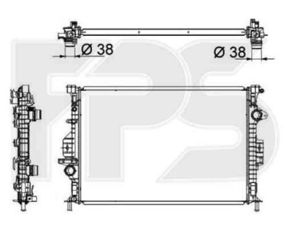 Радиатор - FPS 28 A255