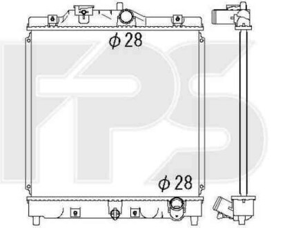 Радиатор - FPS 30 A1227