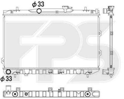 Радиатор - FPS 40 A1104