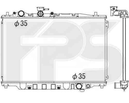 Радиатор - FPS 44 A1271