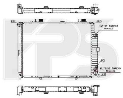 Радиатор - FPS 46 A232