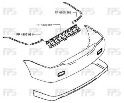 Фото товара Автозапчасть FPS 4805 982 : Купить на tto.com.ua