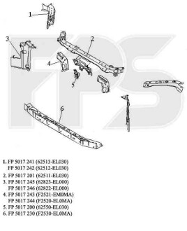 Фото товара Автозапчасть FPS 5017 242 : Купить на tto.com.ua